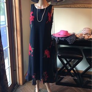 🔴🔆🔅HAWAIIAN SLEEVELESS DRESS 🔴🔆🔆EUC